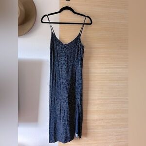 Abercrombie & Fitch Midi Slip Dress Polka Dot 90s Dress